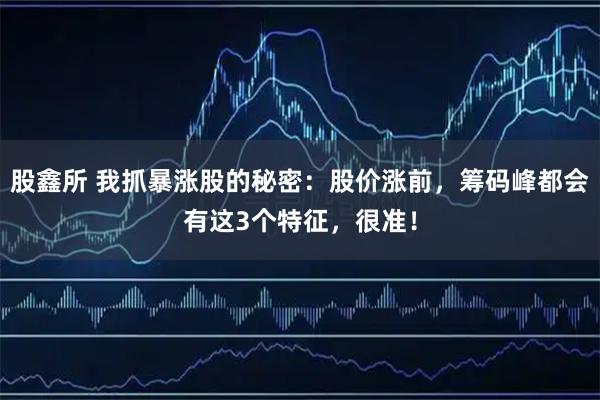 股鑫所 我抓暴涨股的秘密：股价涨前，筹码峰都会有这3个特征，很准！