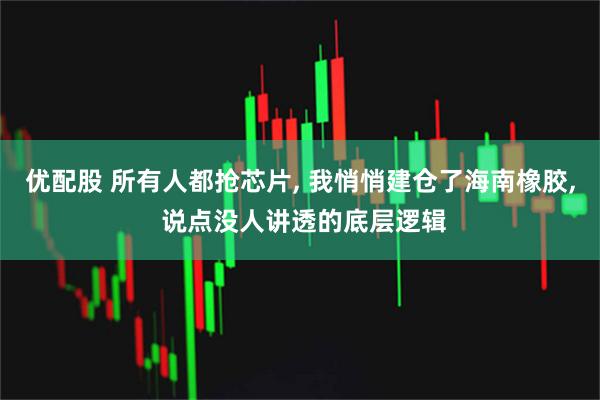 优配股 所有人都抢芯片, 我悄悄建仓了海南橡胶, 说点没人讲透的底层逻辑